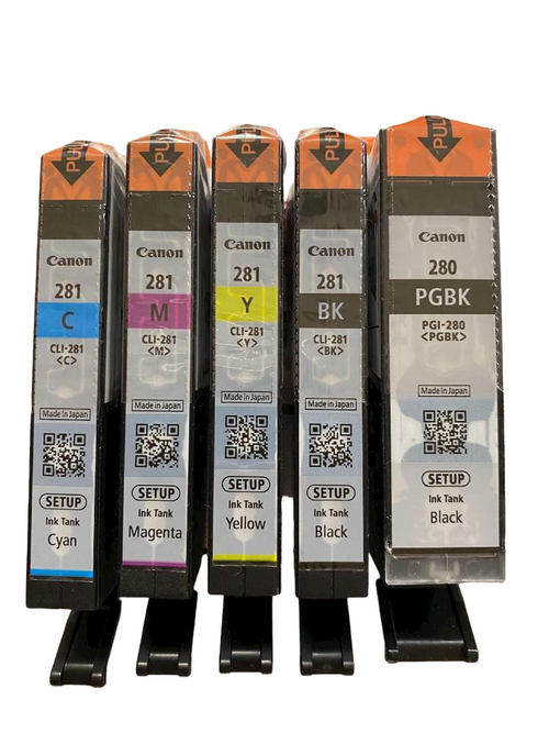 Copy of Genuine Canon PGI-280 CL-281 Setup Ink Cartridge (PBCMY) for 8320 Printer 5 colors
