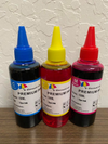 3x100ml Color Universal Premium Refill Ink for Epson Canon HP Brother Lexmark Dell Printers