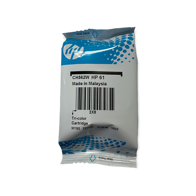 Genuine New Hewlett Packard 61 Tri-Color Ink Cartridge CH562WN