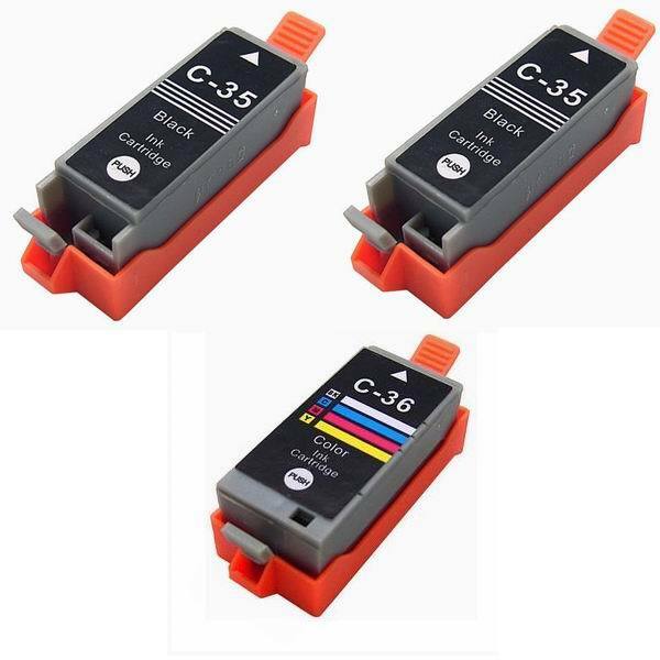 3 pack PGI-35 CLI-36 Printer Ink Cartridge for Canon printer PIXMA mini260