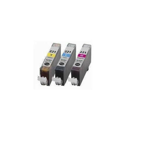 3PK Ink inkjet Cartridge for Canon CLI-221 PGI-220 PIXMA iP3600 iP4600