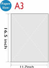 100 SHEETS DTF Printer Digital Transfer PET Film Cold Peel A3(11-3/4 x 16-1/2)