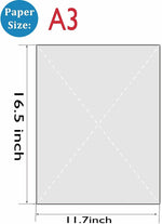 100 SHEETS DTF Printer Digital Transfer PET Film Cold Peel A3(11-3/4 x 16-1/2)