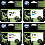 4 PACK HP GENUINE 952XL Ink (NO RETAIL BOX) for OFFICEJET PRO 7740 8702