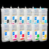 12 Pack Empty Refillable ink cartridge Kit for HP 70 DesignJet Z3100 130ml