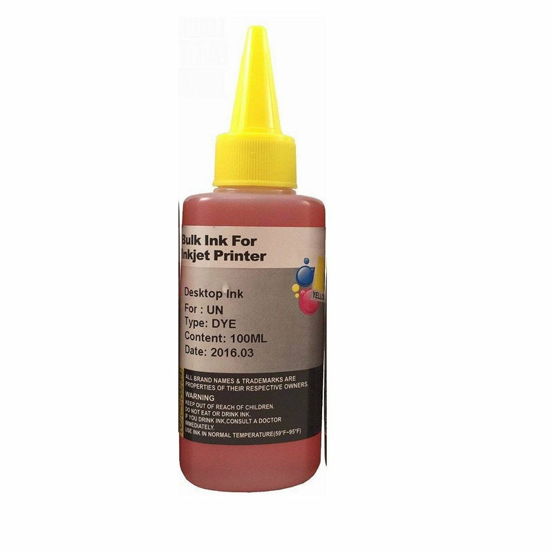100ml Yellow bulk refill ink for Canon inkjet printer