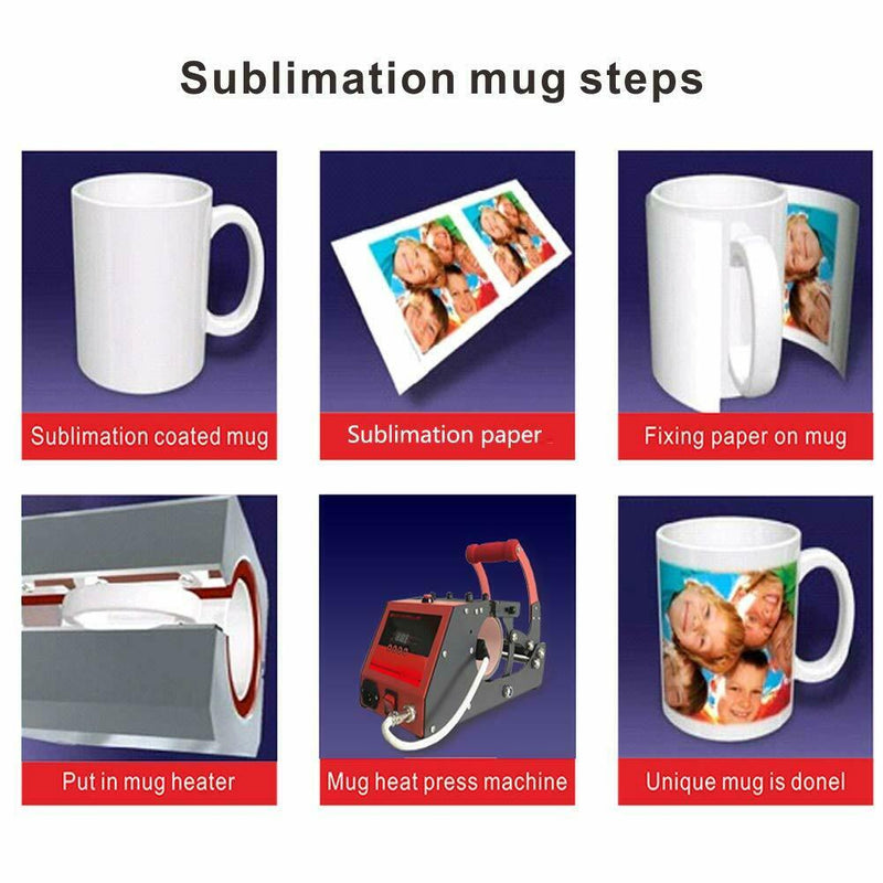 100 Sheets A4 Dye Sublimation Heat Transfer Paper for Polyester Cotton T- Shirt