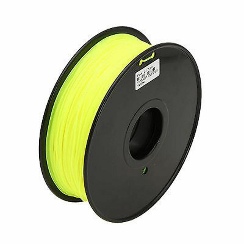 Tranlucent Yellow 3D Printer Filament 1kg/2.2lb 1.75mm PLA MakerBot RepRap