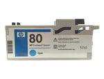HP 80 Cyan Printhead & Cleaner C4821A HP Designjet Printers 1050c Plus 1055cm