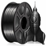 PLA Silk Silver Filament 1.75mm 3D Printer Filament 2.2 LBS Spool 3D Printing