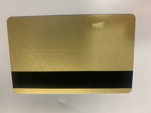 10 Blank Smart Card With Sle4428 Chip Magnetic Strip Hico 3 Track - Golden