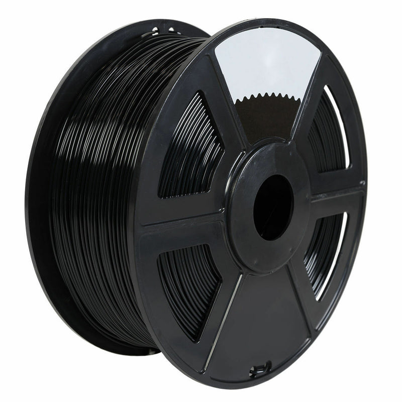 1 pk Black 3D Printer Filament 1kg/2.2lb 1.75mm PLA MakerBot RepRap