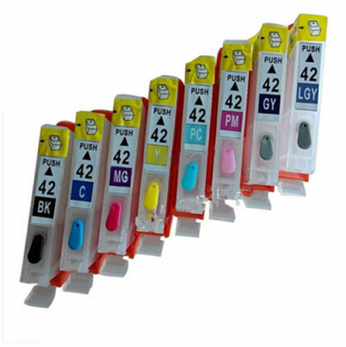 Pre-filled With ink Refillable Cartridge for CANON CLI-42 PRO-100 printer