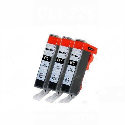 3 PK Comp GRAY Ink Tank for Canon CLI-226 MG6120 MG6220 MG8120 MG8220