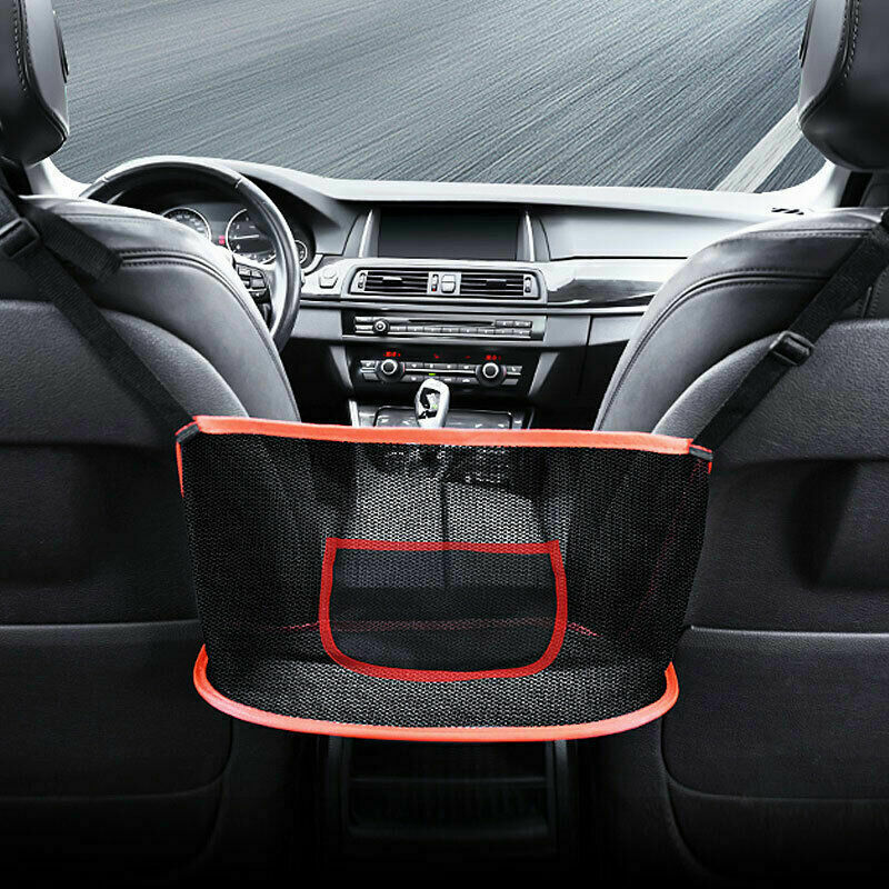 Univers Car Seat Side Storage Bag Mesh Net Pocket Handbag Holder Organizer