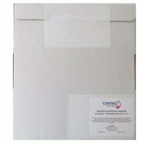 Suger Sheets Edible Paper Print-Ons Sheets A4 (8.3 x 11.7 Inch), 12 sheets