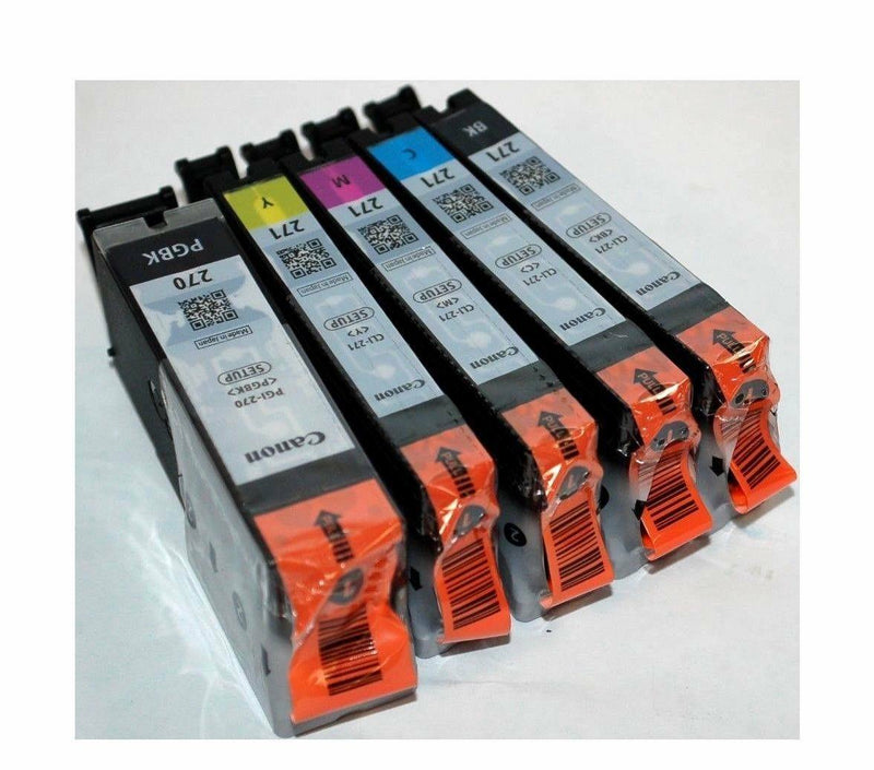 5 packs GENUINE Canon PGI-270 CLI-271 Setup Ink Cartridges