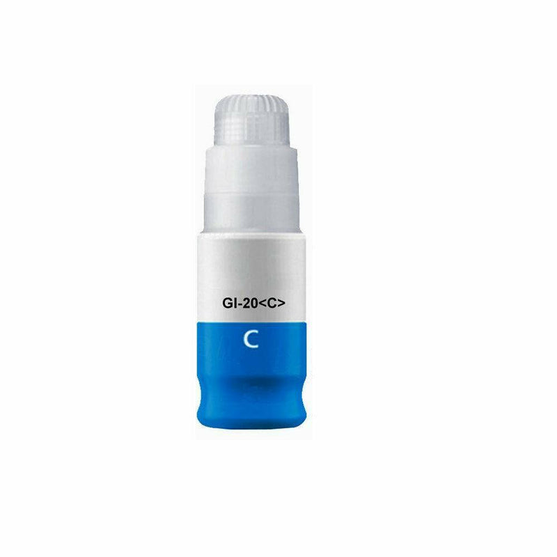 1 Pack Compatible Canon GI-20 Cyan Ink Bottle for PIXMA G5020 G6020 MegaTank