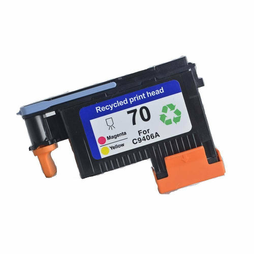 Remanufactured SET 4 HP 70 PRINTHEAD DESIGNJET Z2100 C9404A C9405A C9406A C9407A