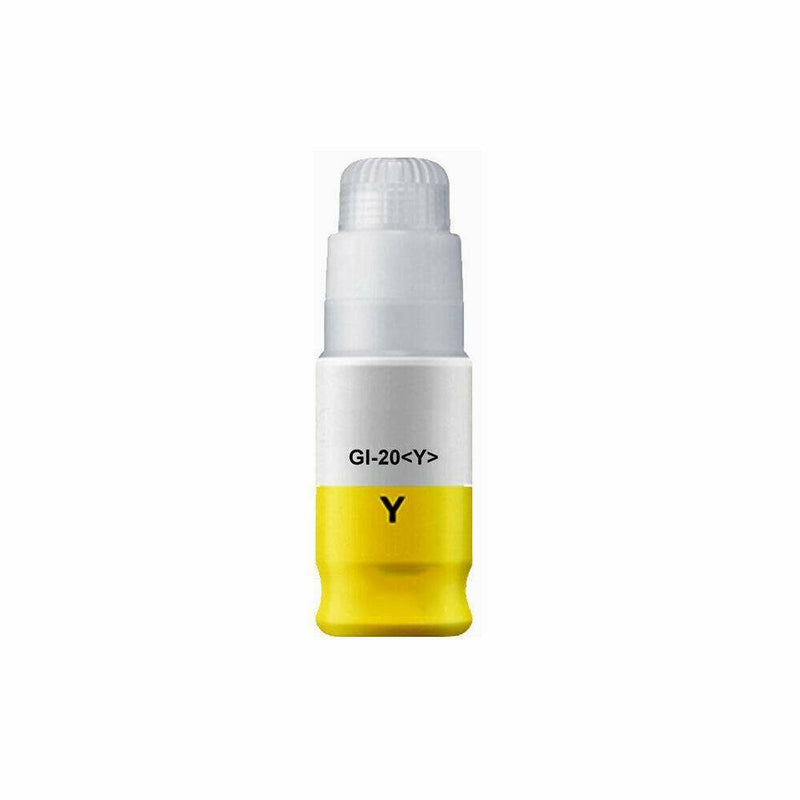 1 Pack Compatible Canon GI-20 Yellow Ink Bottle for PIXMA G5020 G6020 MegaTank
