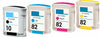4 PACK Comp ink cartridges HP 82 C4911A C4912A C4913A Color Ink C4844A