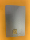 10 Blank Smart Card With Sle4428 Chip Magnetic Strip Hico 3 Track - Silver