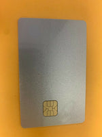 10 Blank Smart Card With Sle4428 Chip Magnetic Strip Hico 3 Track - Silver