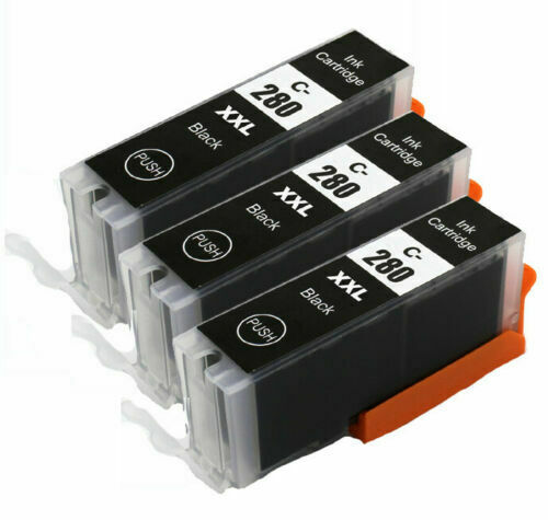 3P PGI-280 XXL Black Ink Cartridge for Canon Pixma TR7520 TR8520 TS6220 TS9120