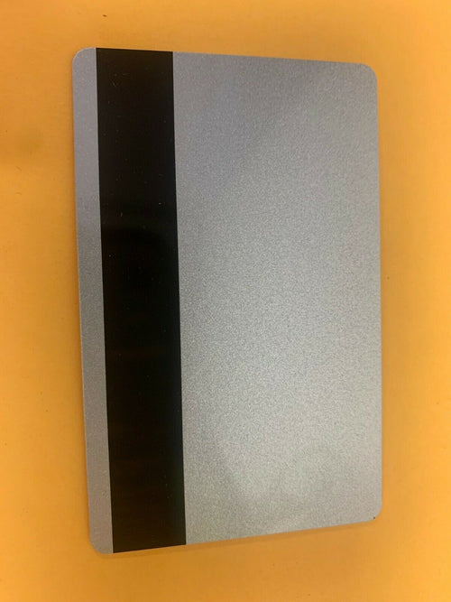10 Blank Smart Card With Sle4428 Chip Magnetic Strip Hico 3 Track - Silver