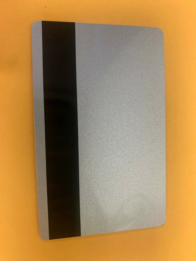 10 Blank Smart Card With Sle4428 Chip Magnetic Strip Hico 3 Track - Silver