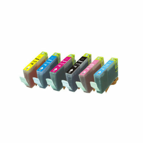 6 NEW Comp Multi-Pack Ink Set for CLI-8 Canon Pixma iP6600D iP6700D Printer