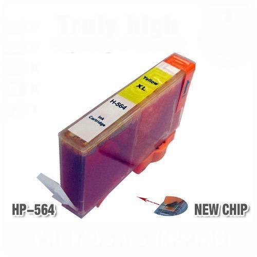 1 Yellow 564XL CB325WN New Ink Cartridge W/CHIP 564XL INK LEVEL 564XL for HP