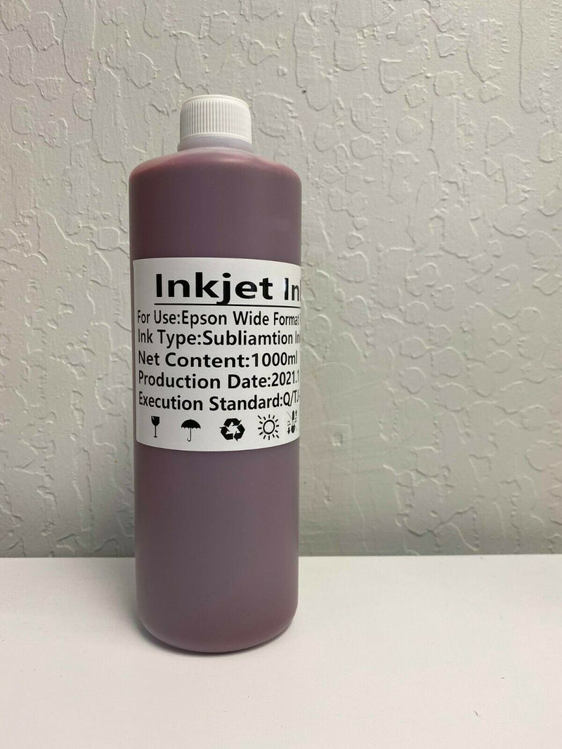 1000ml Red Sublimation Refill Ink for Epson Canon printers Refillable CISS