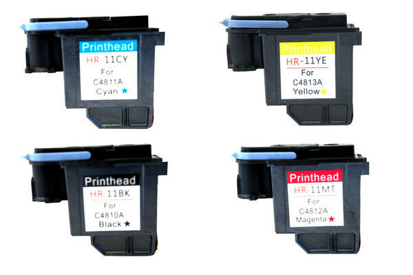 4 HP 11 C4810A C4811A C4812A C4813A Printhead Print head