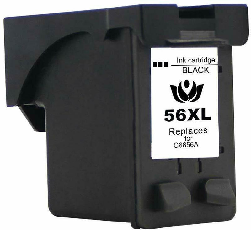 1 reman HP 56 Black Ink for Officejet 4110 4215 5505 5510 6105 6110