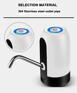 Water Bottle Pump USB Dispenser Automatic 5 Gallon Universal Electric Switch NEW