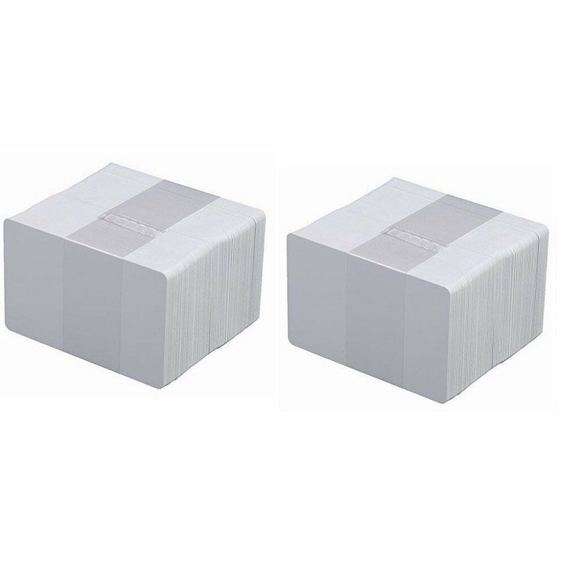 100 Blank White PVC Cards, CR80, 30 Mil, Graphics Quality, Credit Card Size