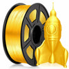 PLA Silk Gold Filament 1.75mm 3D Printer Filament 2.2 LBS Spool 3D Printing