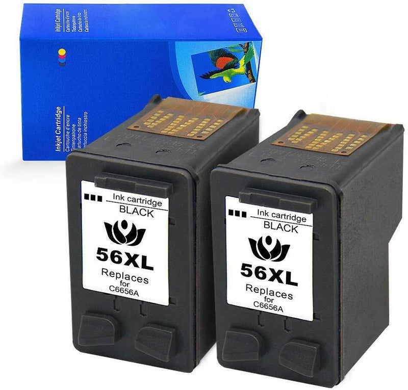 Twin reman HP 56 Black Ink for Officejet 4110 4215 5505 5510 6105 6110