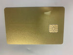10 Blank Smart Card With Sle4428 Chip Magnetic Strip Hico 3 Track - Golden
