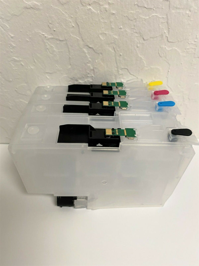Empty Refillable Cartridges for Brother LC3033 LC3035 plus Refill Ink Chip reset