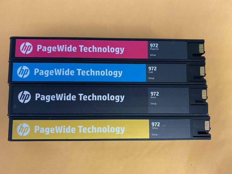 Setup Genuine HP 972 Black Color PageWide HP Pro 552dw 577dw 577z