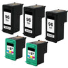 5PK FOR HP 96 HP 97 C8767WN C9363WN 3/2 Designjet 5940 5940xi Deskjet 5740 6540