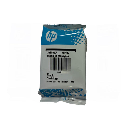 Genuine HP 67 Ink Cartridge Black for HP 2752 4152 6052 6455 printer
