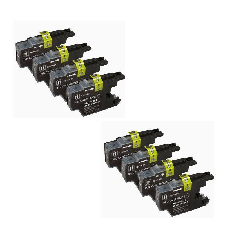 Brother LC-75 Black Ink For MFC-J5910DW MFC-J6510DW MFC-J6710DW -8PK