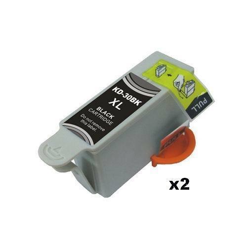 2 Pack non-oem 30xl Black Ink For Kodak 30XL 30B ESP C310 C510 2150 2170