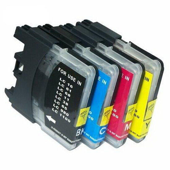 4 PCS Ink Inkjet Set For Brother LC61 LC65 MFC-295CN MFC-490CN MFC-490CW Printer