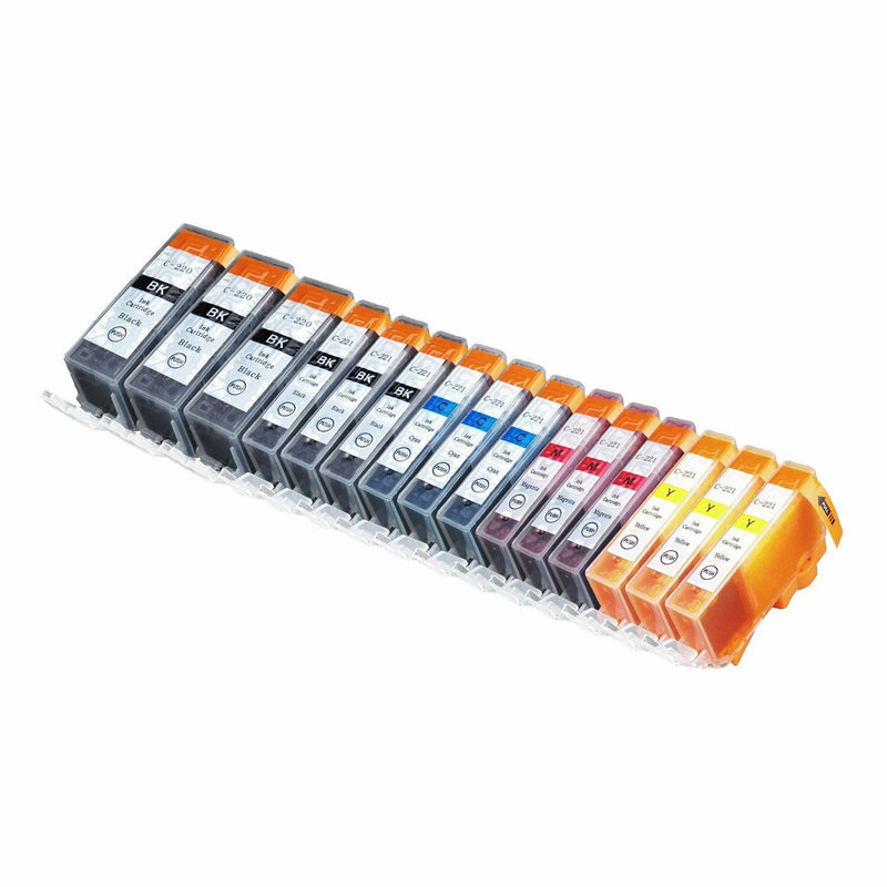 15P COMP For Canon PGI-220 CLI-221 Ink Cartridge PGI 220 CLI 221 PGI220 CLI221