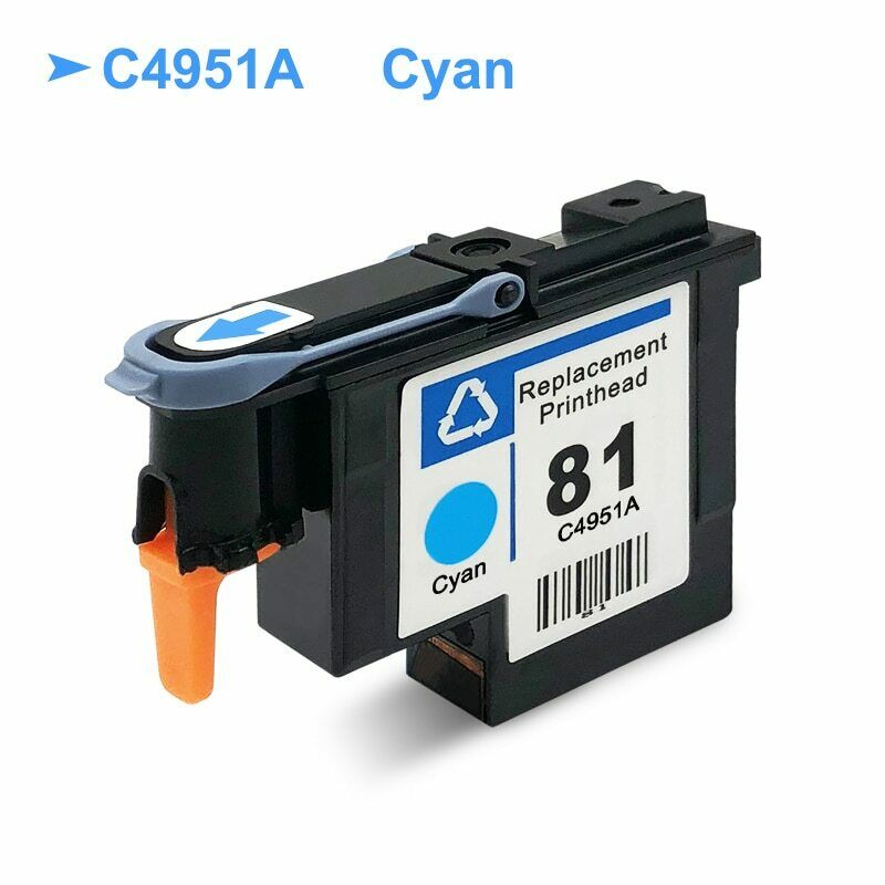 Refurbished HP 81 C4951A Cyan Printhead For DesignJet 5000 5500 5000PS 5500PS