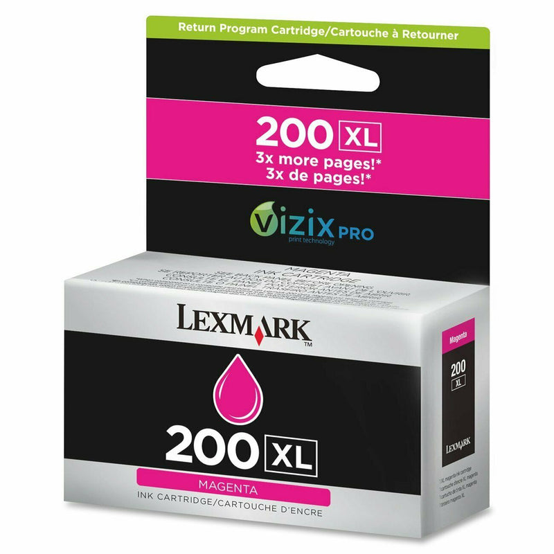 Lexmark Genuine 200XL B C M Y Ink Cartridges Pro 4000 5000 5500